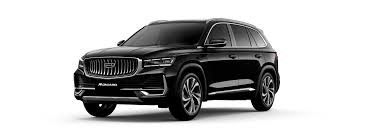 جدیدترین جیلی منجارو 2025 SUV ماشین سیاه رنگ با 2.0L موتور 4 سیلندر