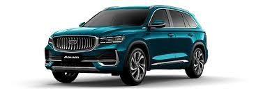 SUV مدرن جیلی منجارو رنگ سبز سرعت بالا 5 صندلی SUV اندازه متوسط