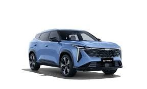 جیلی سیتیری SUV آبی رنگ خودروهای تجاری چرخ جلو درایو کراس اوور شهری