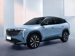 رنگ آبی Geely Atlas Boue مینی SUV بنزین ماشین شهری سرعت بالا